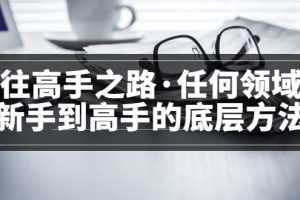 （3378期）粥左罗<通往高手之路·任何领域从新手到高手的底层方法>完结