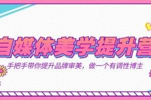 （7404期）自媒体-美学提升营  手把手带你提升-品牌审美，做一个有调性博主（11节课）
