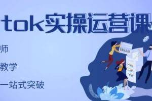 刘博·TikTok实操运营课,手把手账号实战,适合零基础Tiktok新人