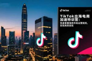 （16535期）TikTok出海电商加速特训营：快速掌握海外市场运营规则，实现高效变现