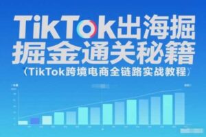 TikTok出海掘金通关秘籍,TikTok跨境电商全链路实战教程