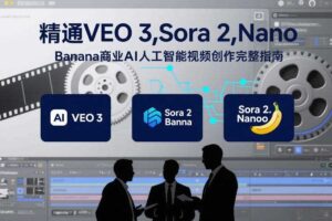 精通VEO 3,Sora 2,Nano Banana商业AI人工智能视频创作完整指南