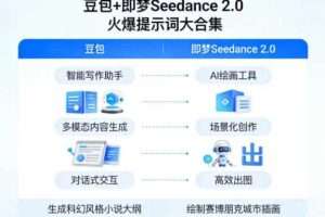 豆包+即梦Seedance 2.0,市面上卖的比较火爆的提示词大合集