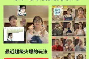 AI亲人复活变身教学，最近超级火爆的项目，涨粉超级快，私域引流代做服务，收徒等