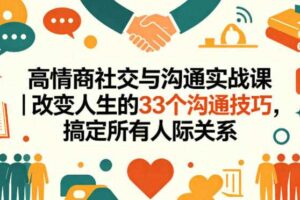 高情商社交与沟通实战课｜改变人生的33个沟通技巧，搞定所有人际关系